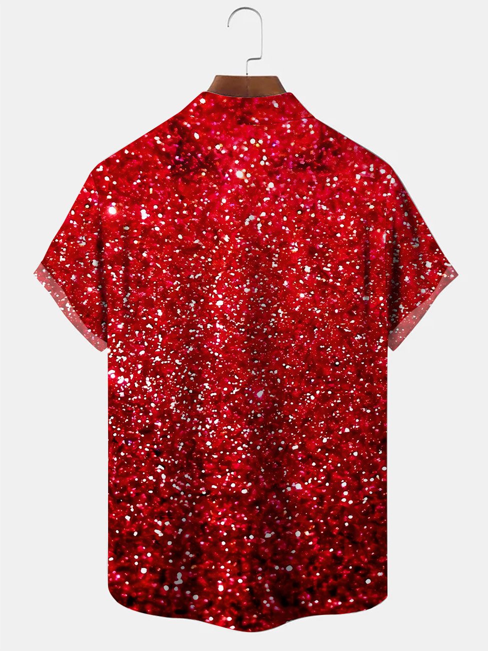 Alohadaddy Christmas Lights Fluorescent Pocket Button Casual Short Sleeve Shirt