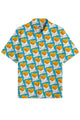 Camisa navideña informal con bolsillos abotonados y patatas fritas de Alohadaddy