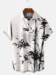 Alohadaddy Bamboo Button Pocket Casual 50S Bowling Commuter Short Sleeve Shirt