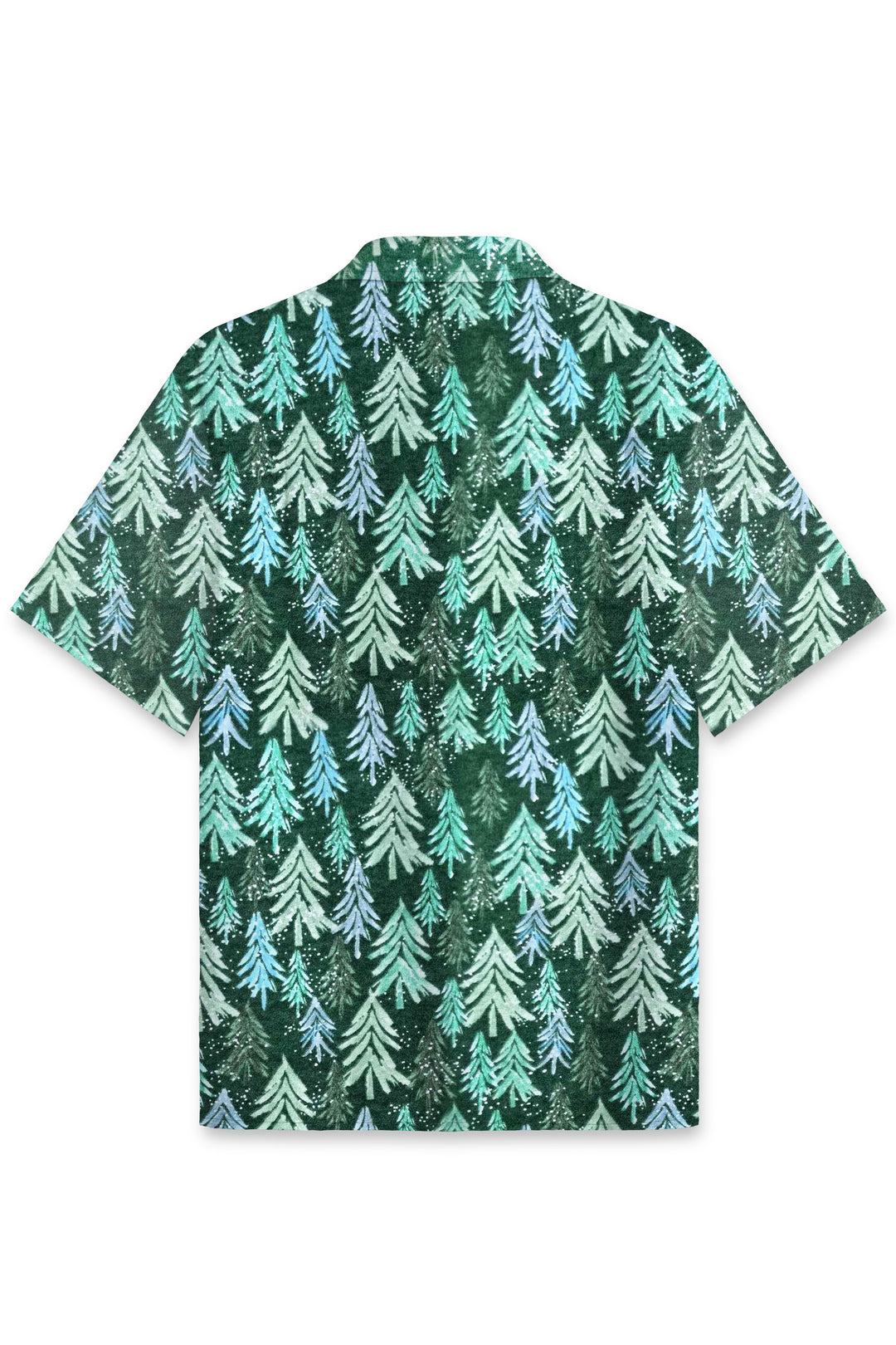 Alohadaddy Christmas Button Pocket Casual Short Sleeve Shirt