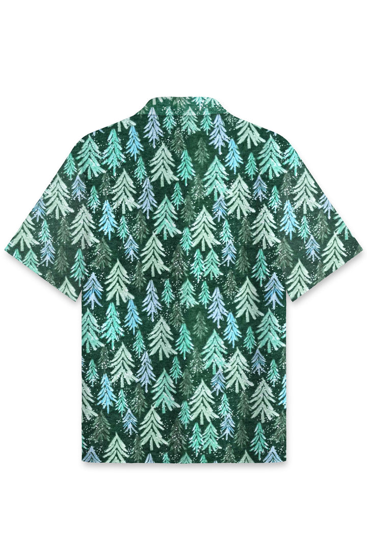 Alohadaddy Christmas Button Pocket Casual Short Sleeve Shirt