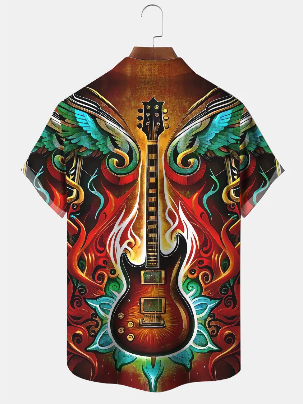 Alohadaddy Music Vintage Button Pocket Casual Short Sleeve Shirt