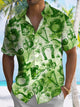 Alohadaddy Carnival Button Pocket Casual Short Sleeve Shirt