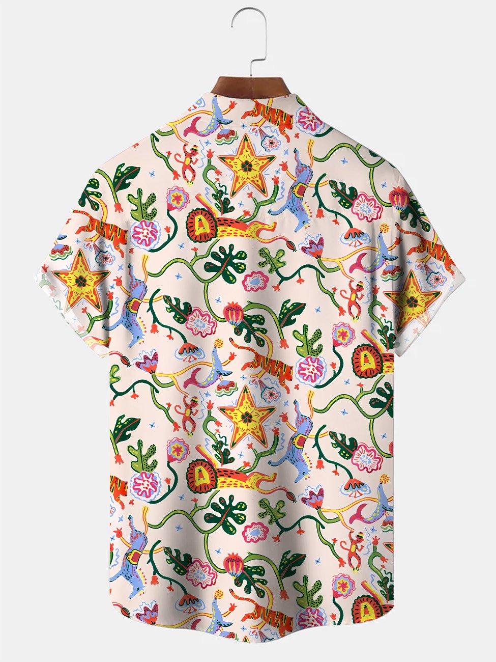 Alohadaddy Hawaii Coconut Tree Beach Button Pocket Casual Short Sleeve Shirt