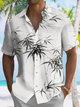 Alohadaddy Plant Bamboo Button Pocket Casual Short Sleeve Shirt