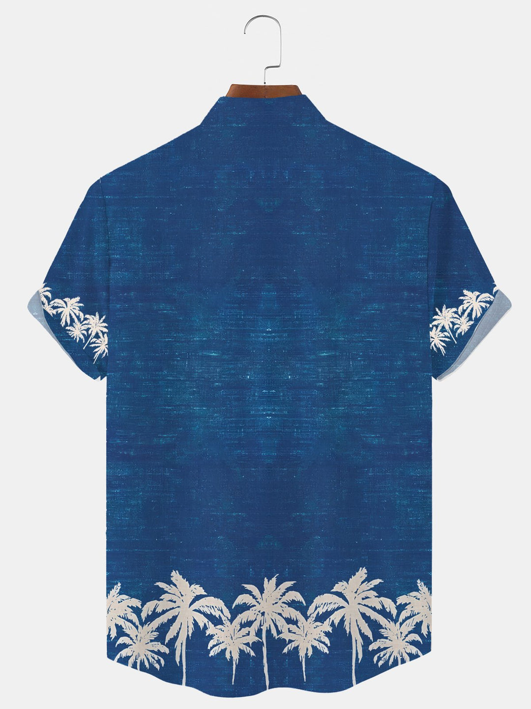 Alohadaddy Coconut Tree Button Pocket Casual Short Sleeve Shirt