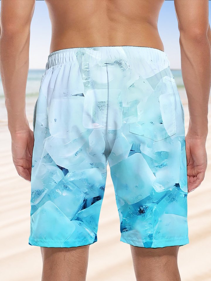 Pantalones cortos informales de verano para vacaciones en la playa, océano y hielo de Alohadaddy