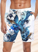 Alohadaddy Summer Tropical Vegetation Flower Casual Vacation Shorts