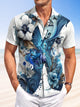 Alohadaddy Summer Tropical Vegetation Flower Casual Vacation Shirt