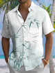 Alohadaddy Summer Plant Bamboo Simple Commute Vacation Casual Shirt