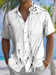 Alohadaddy Summer Lines Curves Geometric Pattern Casual Vacation Shirt
