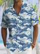 Alohadaddy Summer Beach Waves Casual Vacation Shirt