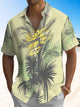 Alohadaddy Tropical Vegetation Leaves Beach Vacation Shirt
