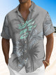 Alohadaddy Tropical Vegetation Leaves Beach Vacation Shirt