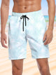 Pantalones cortos casuales de vacaciones con hojas tropicales de verano de Alohadaddy