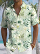 Alohadaddy Summer Plant Flower Leaves Casual Vacation Shirt