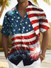 Alohadaddy Summer Independence Day Holiday Flag Retro Casual Vacation Shirt