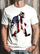 Camiseta informal de vacaciones del Día de la Independencia con estrellas musicales del festival de verano de Alohadaddy