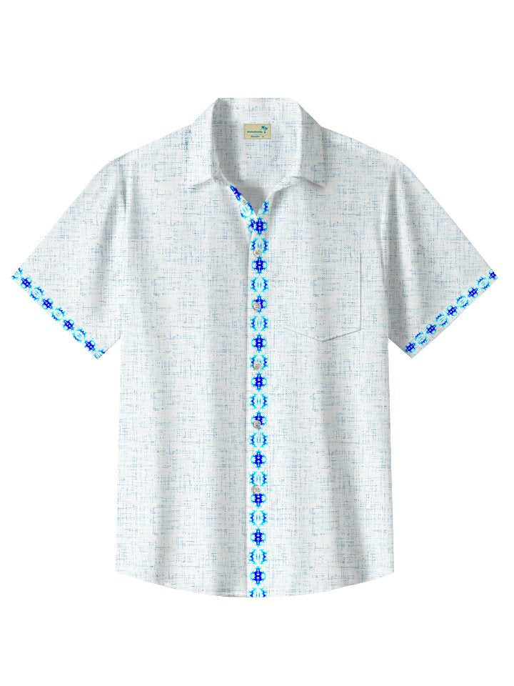 Alohadaddy Summer Ethnic Style Gradient 50s Vintage Bowling Shirt