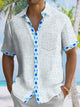 Alohadaddy Summer Ethnic Style Gradient 50s Vintage Bowling Shirt