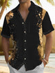 Alohadaddy Summer Gradient Geometric Commuter Leisure 50s Vintage Bowling Shirt