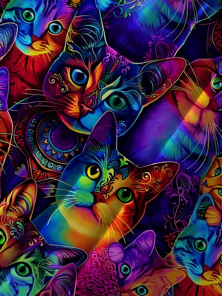 Camisa de manga corta de poliéster para hombre con botones y bolsillo con estampado de animales y gatos de Alohadaddy