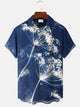 Alohadaddy Summer Plants Dandelion Pocket Buttons Leisure Vacation Men's Short Sleeve Shirt