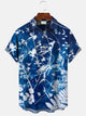 Alohadaddy Summer Plants Leaves Pocket Buttons Casual Vacation Men's Shirt