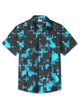 Alohadaddy Summer Ethnic Pattern Contrast Color Pocket Button Casual Vacation Men's Shirt