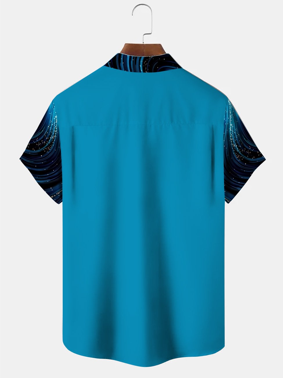 Chemise à manches courtes pour homme Alohadaddy Summer Stripes Motif ethnique Boutons Poches Vacances Années 50 Bowling Commuter