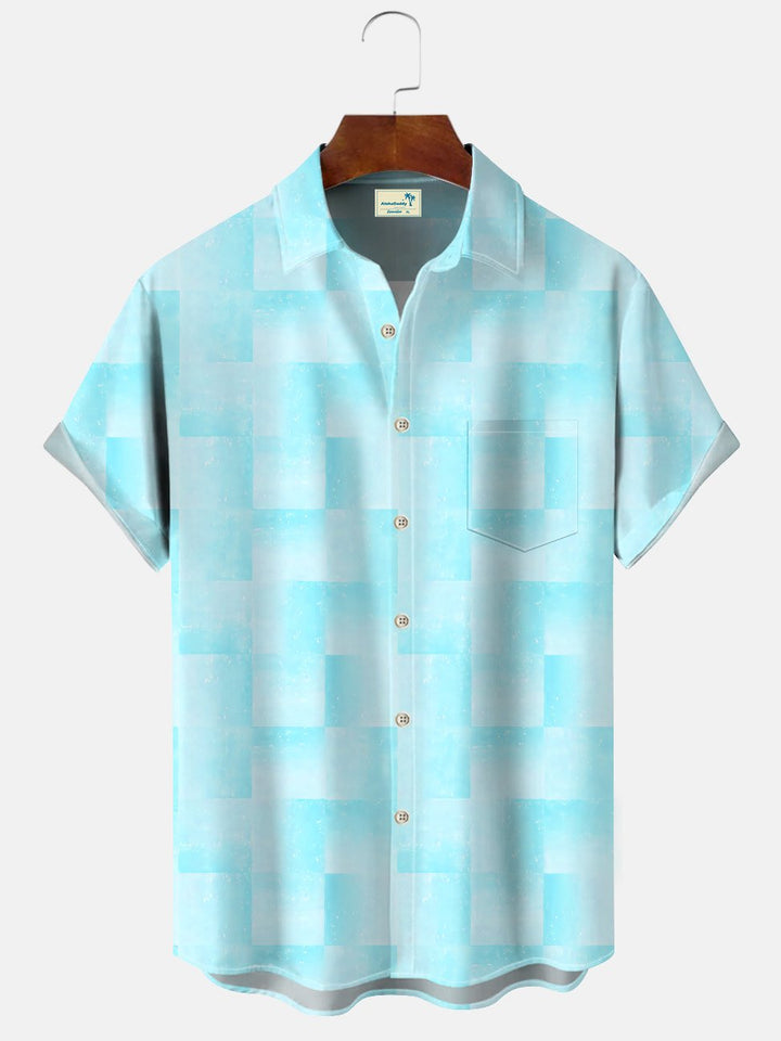 Alohadaddy Summer 3D Geometric Pattern Men&