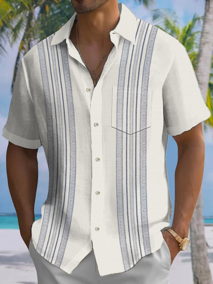 Alohadaddy Summer Ethnic Pattern Men&