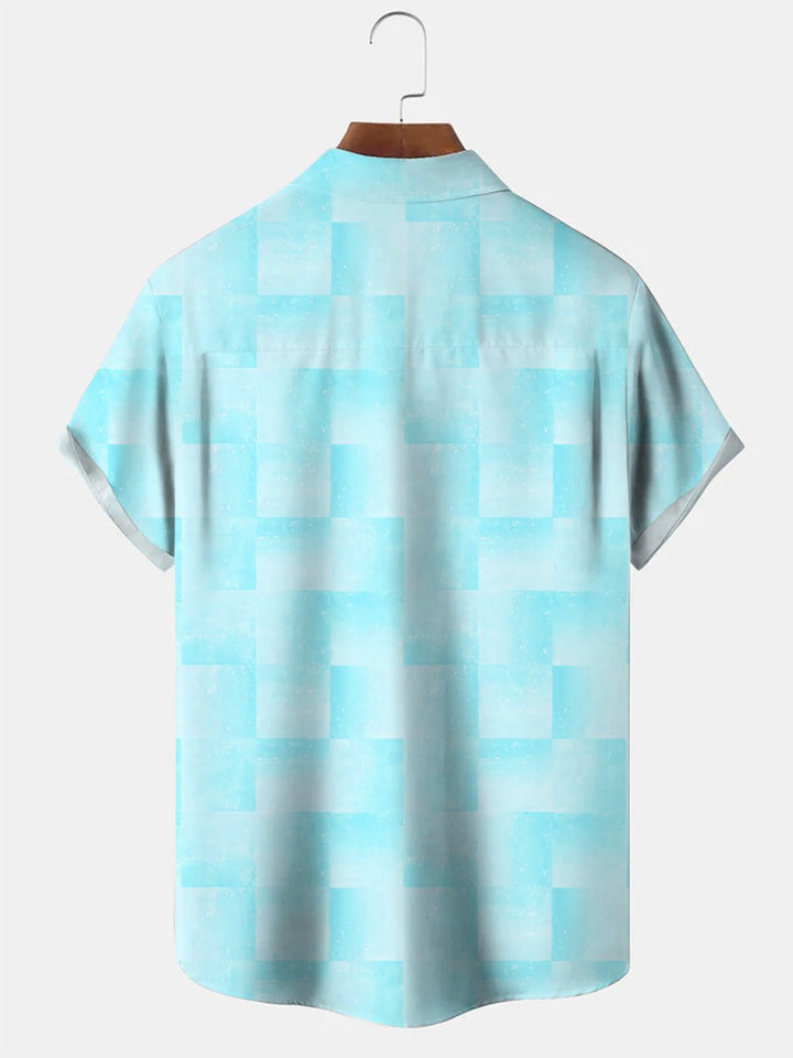 Alohadaddy Summer 3D Geometric Pattern Men&