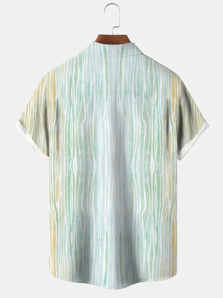 Alohadaddy Summer Geometric Stripes Gradient Men&