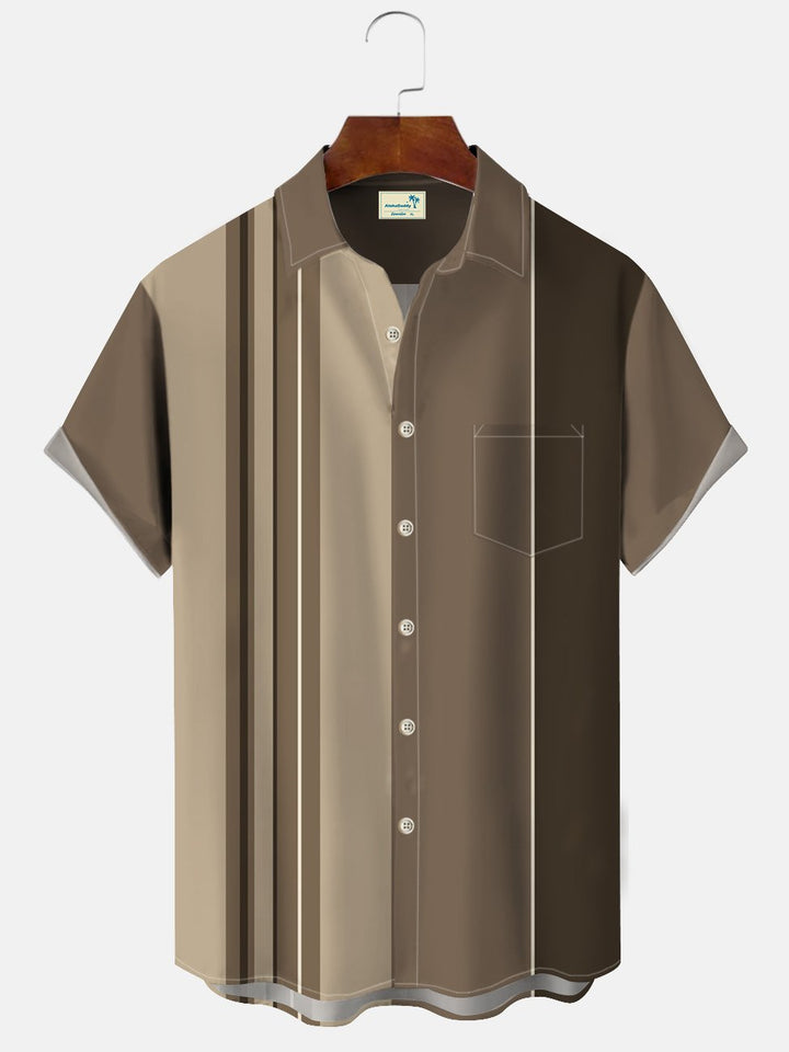 Alohadaddy Summer Geometric Stripes Men&