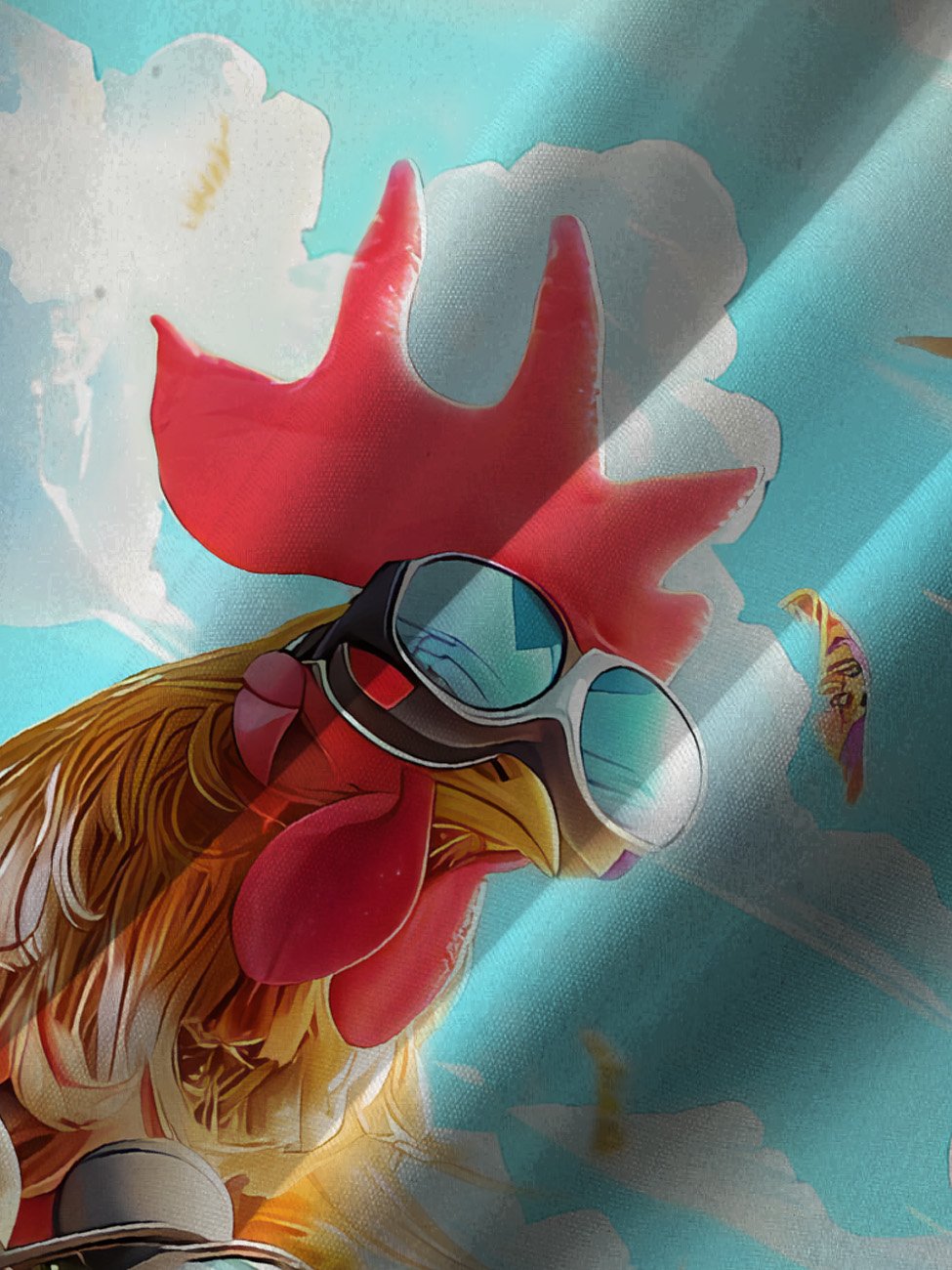 Alohadaddy Summer Funny Cock Motorcycle Hommes Poche Bouton Décontracté Vacances Chemise À Manches Courtes