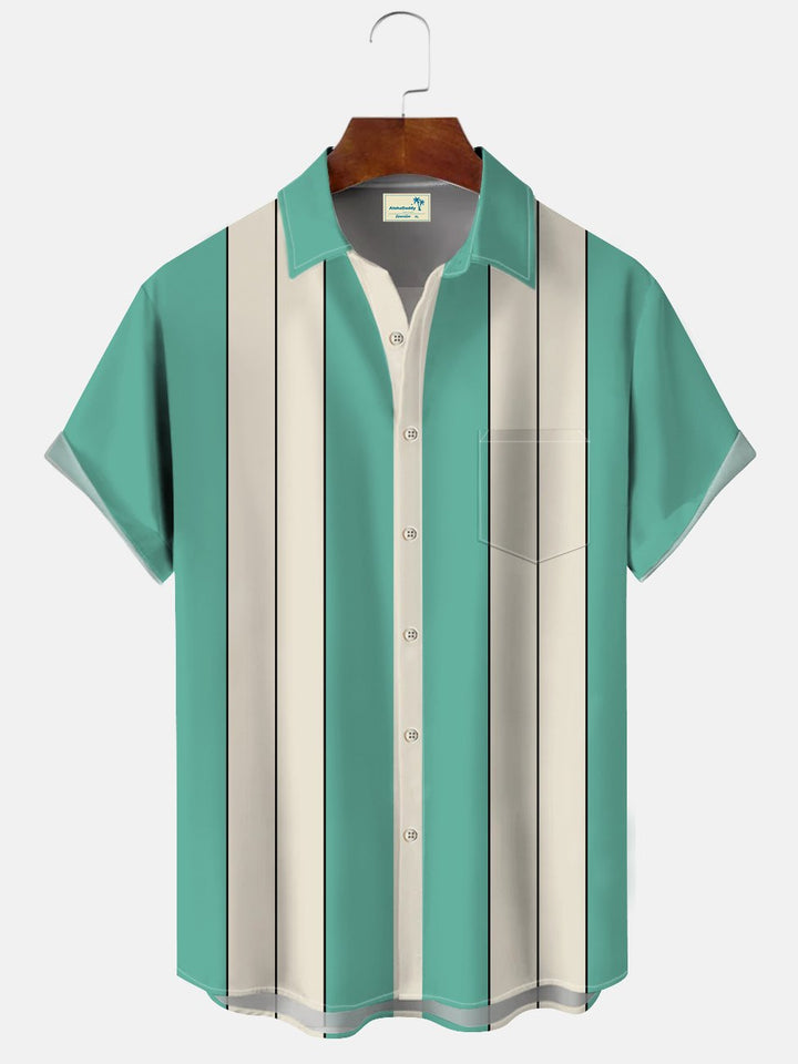 Alohadaddy Summer Geometric Stripes Men&