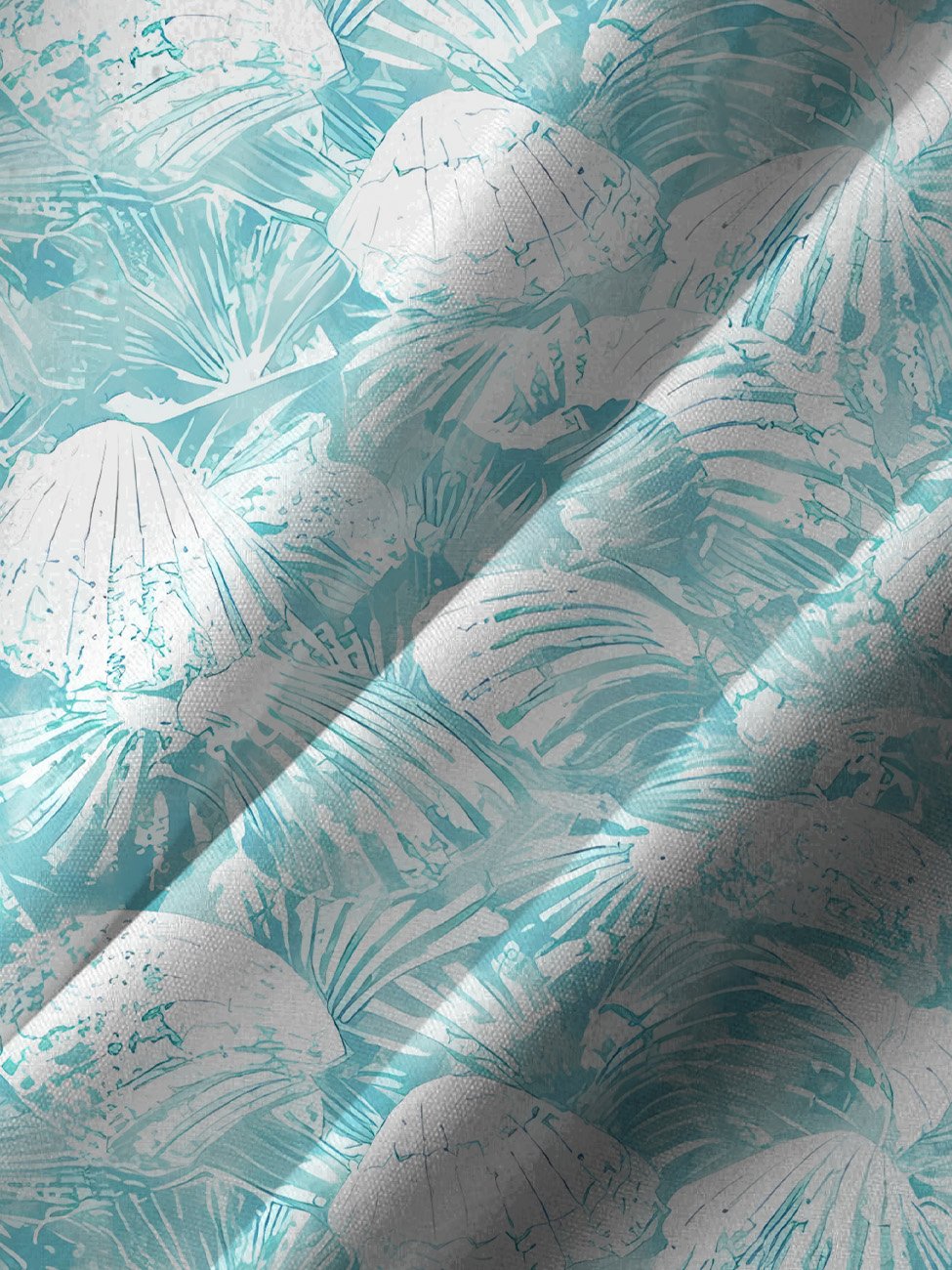 Chemise à manches courtes décontractée pour homme avec poche boutonnée et coquillages d&