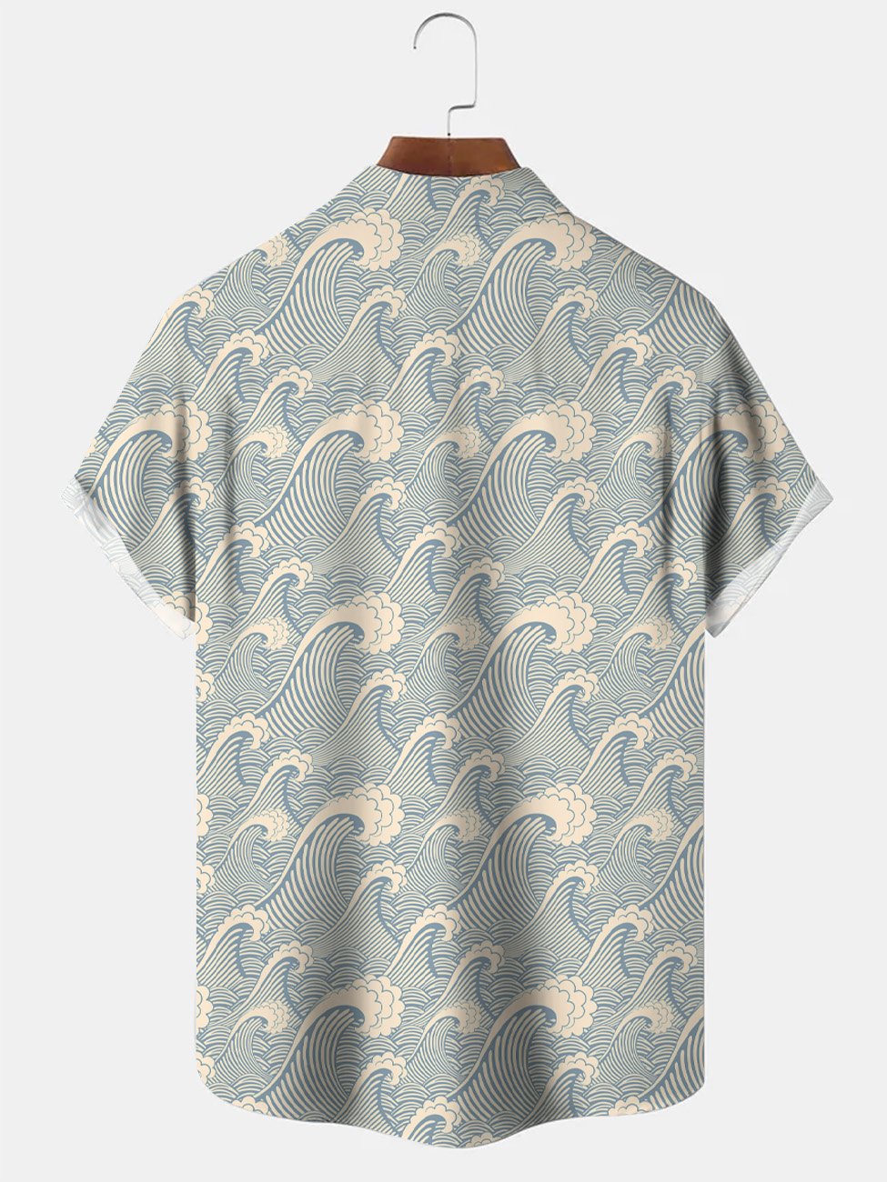 Camisa informal con bolsillos y botones para hombre Summer Wave de Alohadaddy
