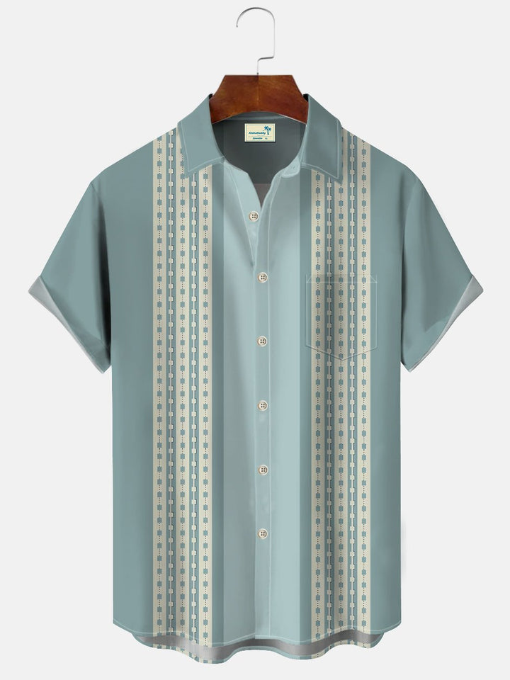 Alohadaddy Summer National Geometric Pattern Men&