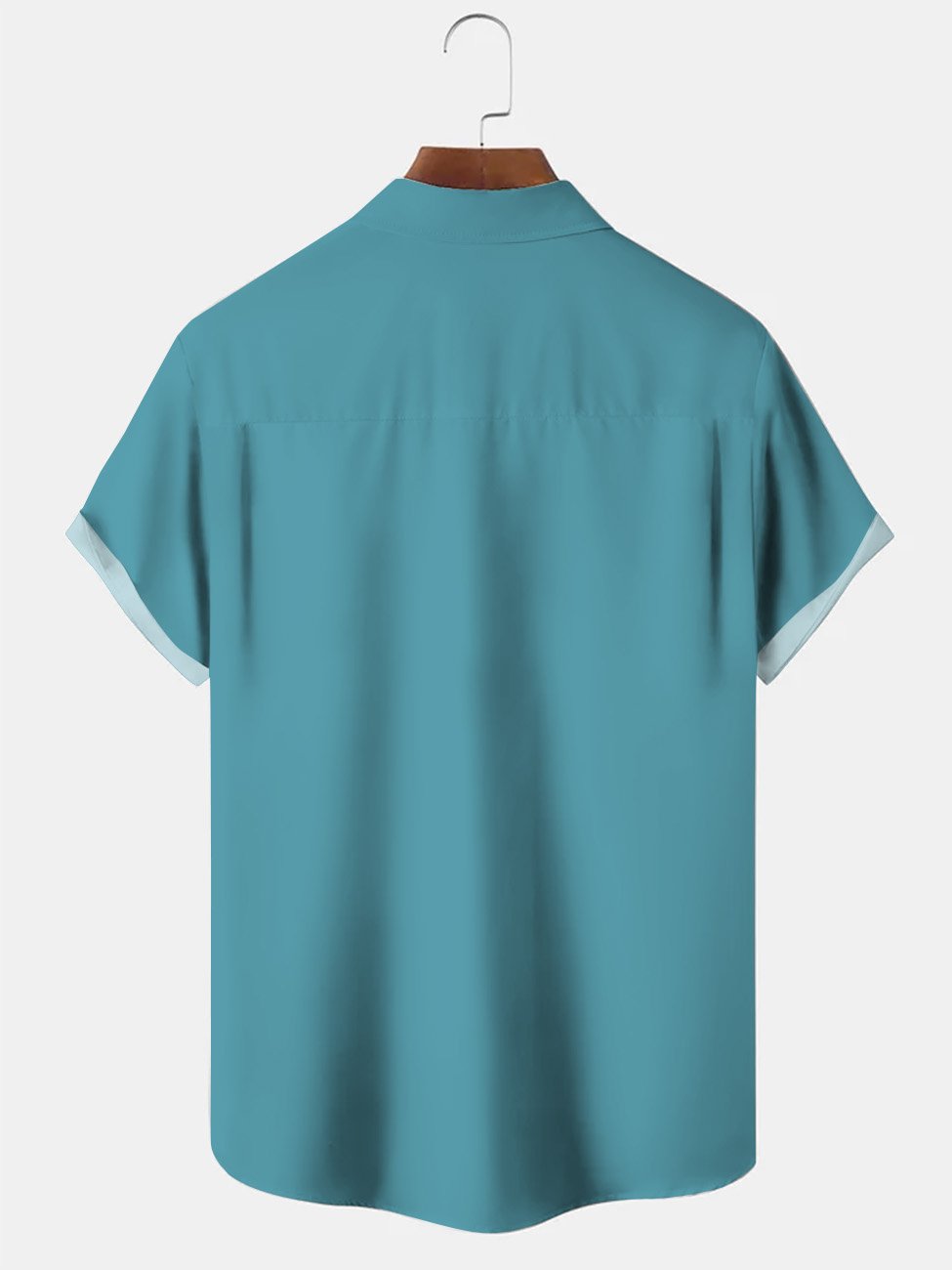 Camisa informal de manga corta con bolsillos y botones para vacaciones de verano para hombre, estilo años 50, con rayas geométricas de Alohadaddy