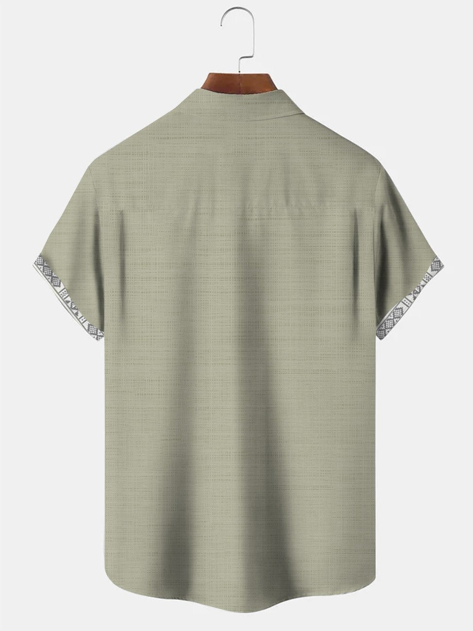Camisa de manga corta con bolsillo abotonado para hombre, estilo informal, de verano, para vacaciones, estilo bolos, de los años 50, con estampado nacional de Alohadaddy