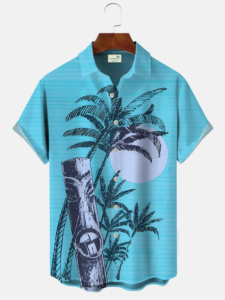 Alohadaddy Coconut Tree Stone Statue Men&