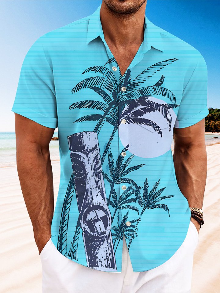 Alohadaddy Coconut Tree Stone Statue Men&