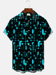 Alohadaddy Summer Geometric Pattern Polka Dot Lines Casual Vacation Shirt