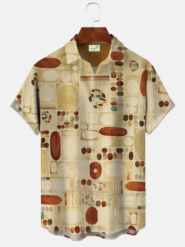 Alohadaddy Ethnic Style Geometric Pattern Retro Men&