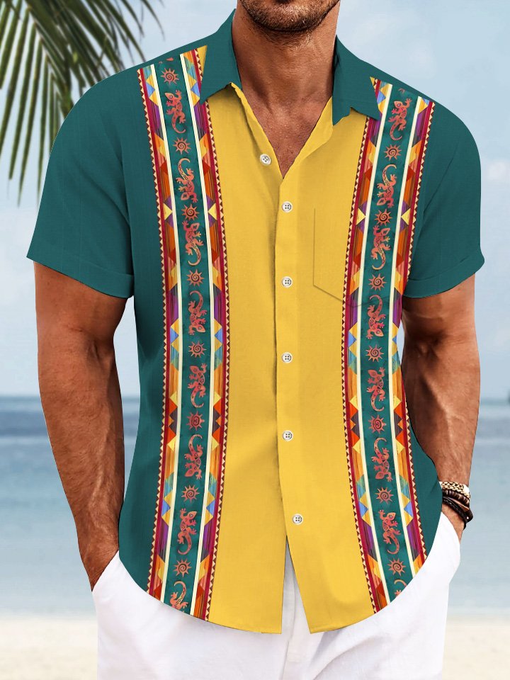 Alohadaddy Retro National Pattern Men&