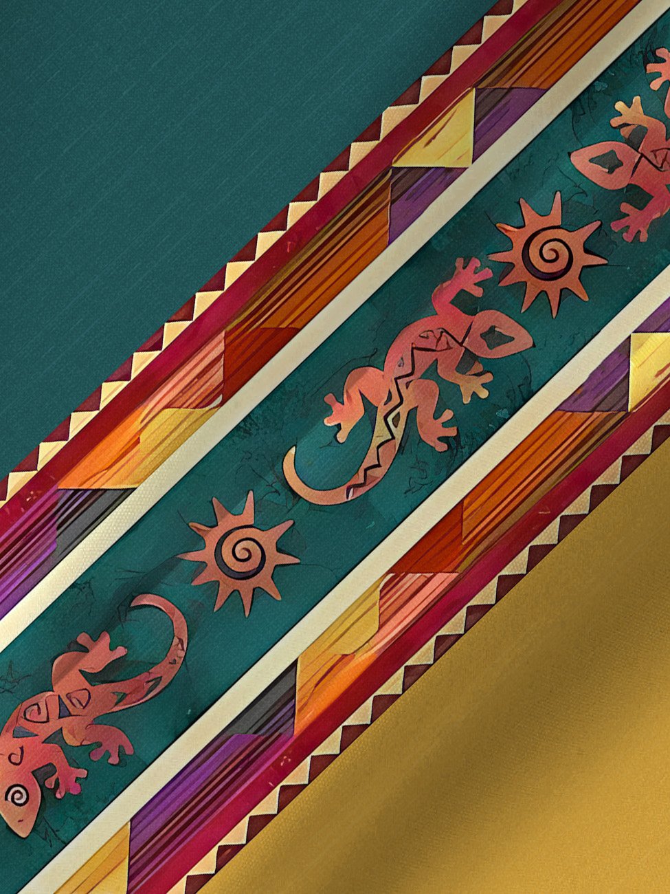 Alohadaddy Retro National Pattern Men&
