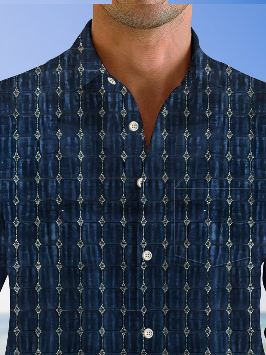 Alohadaddy Vintage Faux Denim Men&