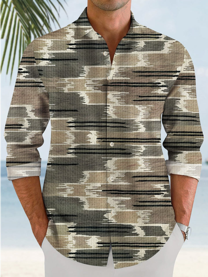 Alohadaddy Retro Ethnic Style Geometric Pattern Men&
